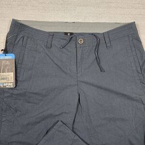Kuhl Spire Roll Up Pants Womens 16 Metal Blue Hiking Outdoor UPF50 Stretch
